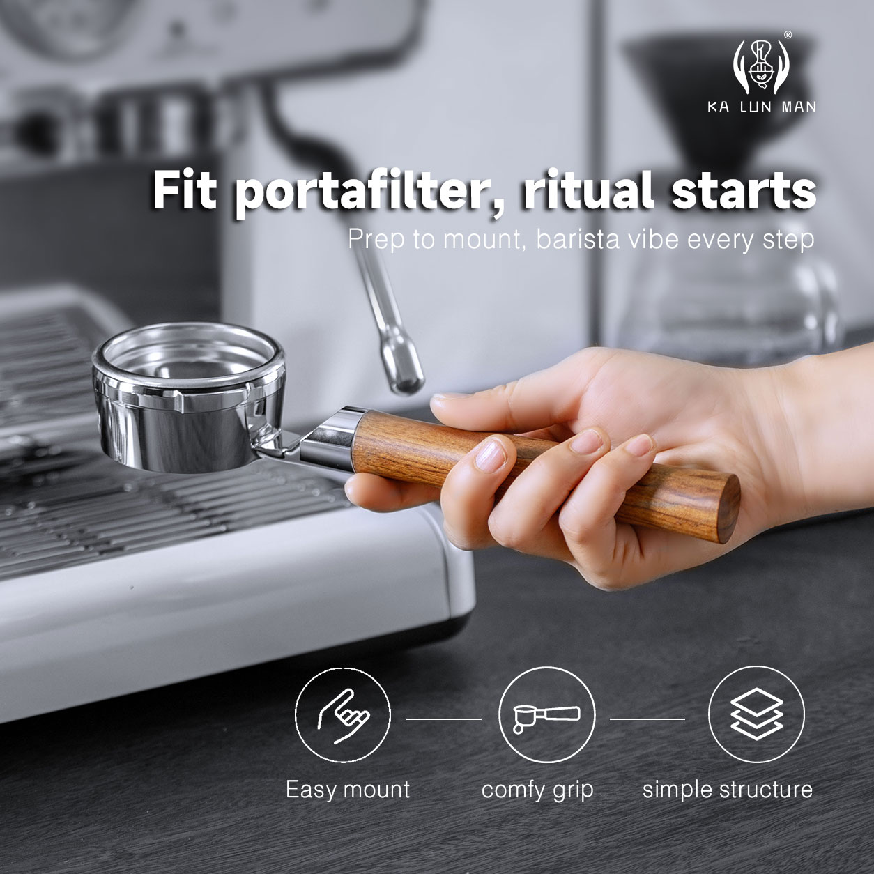 Naked Portafilter Bottomless - Porte-filtre sans fond 58 mm à