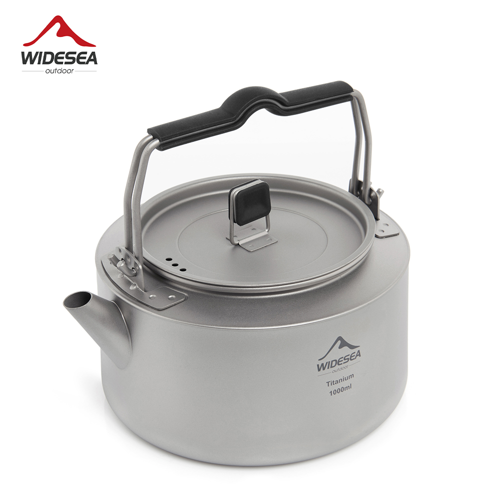Coffee Equipment And Supplies - ESEA-Bouilloire de camping en titane, bouilloire